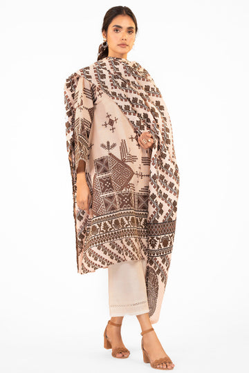 Alkaram FW-16-22-Off White Winter Collection 2022 Online Shopping